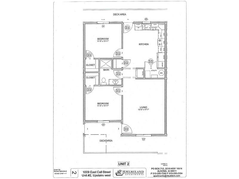1009 E. Call St. Floorplan