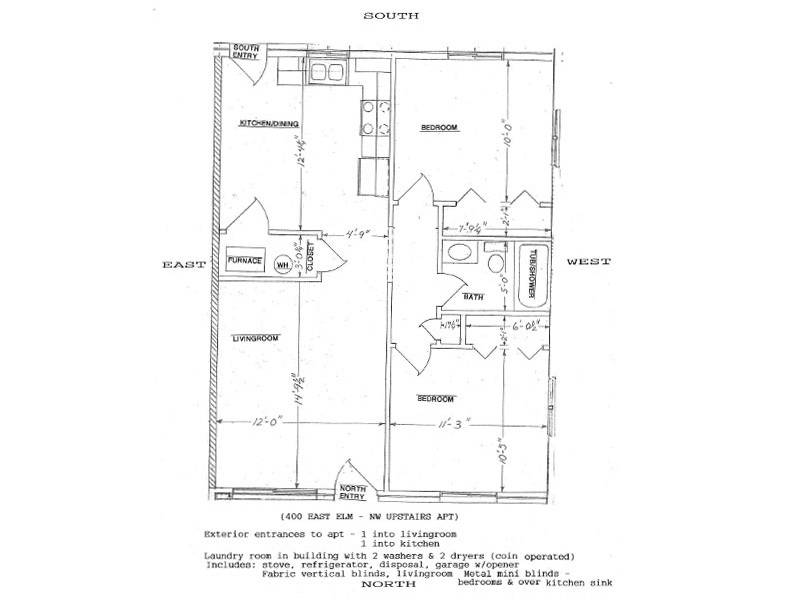 400 E. Elm St. floorplan